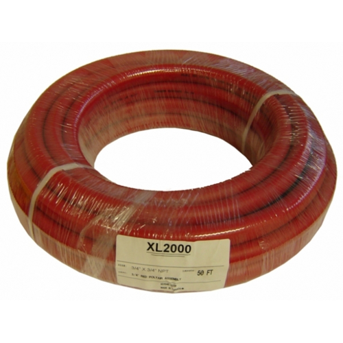 AIR HOSE 3/4" X 50' RED 250PS