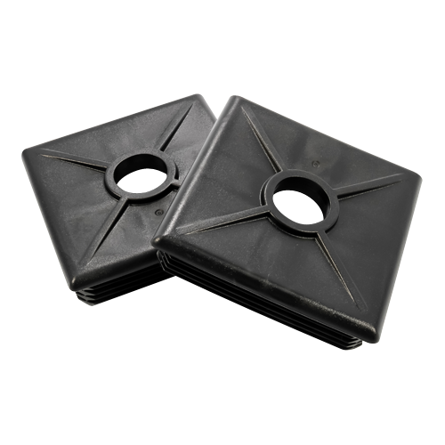 Camco 40303 Bumper Caps - Black 2 per Card Bilingual