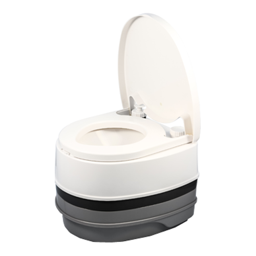 Camco 41535 Travel Toilet - 2.6 gal Bilingual