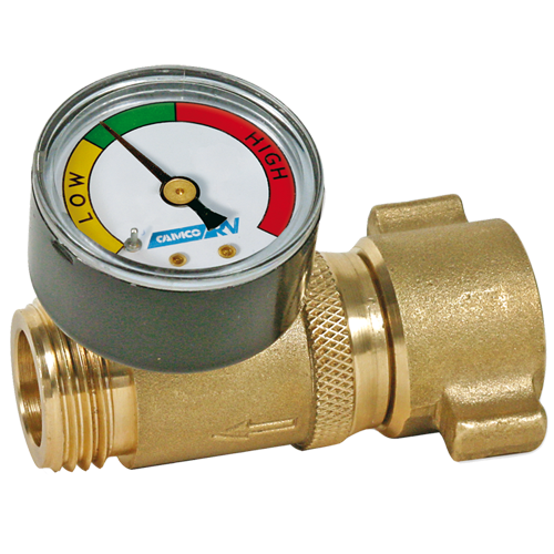 Camco 40064 Water Pressure Regulator - with gauge