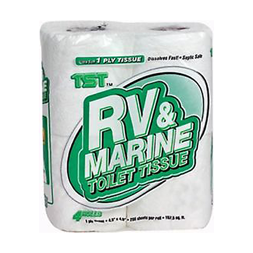 Camco 40276 TST 1 Ply Toilet Tissue - 4 Rolls, 280 Sheets