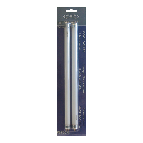 Camco 54880 Bulb F8T5/CW - 8 Watt 12", 2/card
