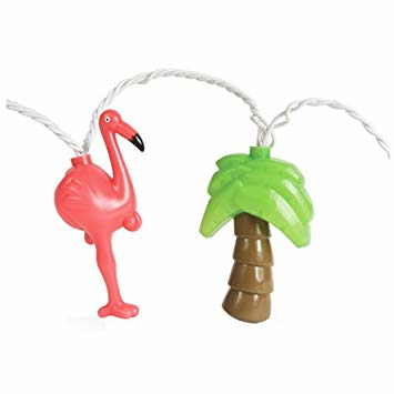 Camco 42662 Party Lights - Flamingos and Palm Trees