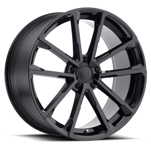MANDRUS WOLF 22X10.5 5-112 44P C66.6 GLOSS BLACK