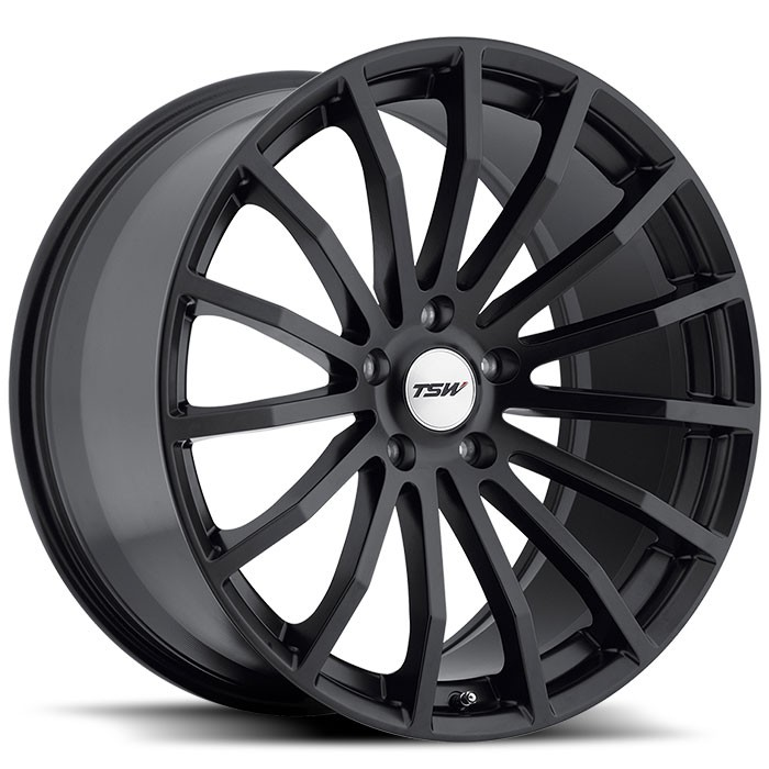 TSW 1895MAL535112B72 - Mallory 5 18x9.5 5x112 ET53 CB72.6 Matte Black