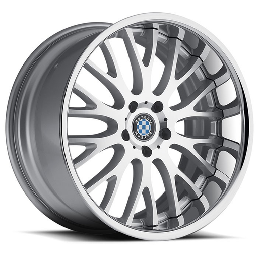 MUNICH 18X9 5-120 15P C72.6 SILVER MCH - CHROME LIP