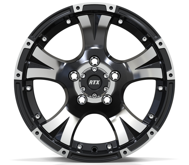 RTX MaxLyne 15x6 5-4.5 0P 3.19CB Black Machined