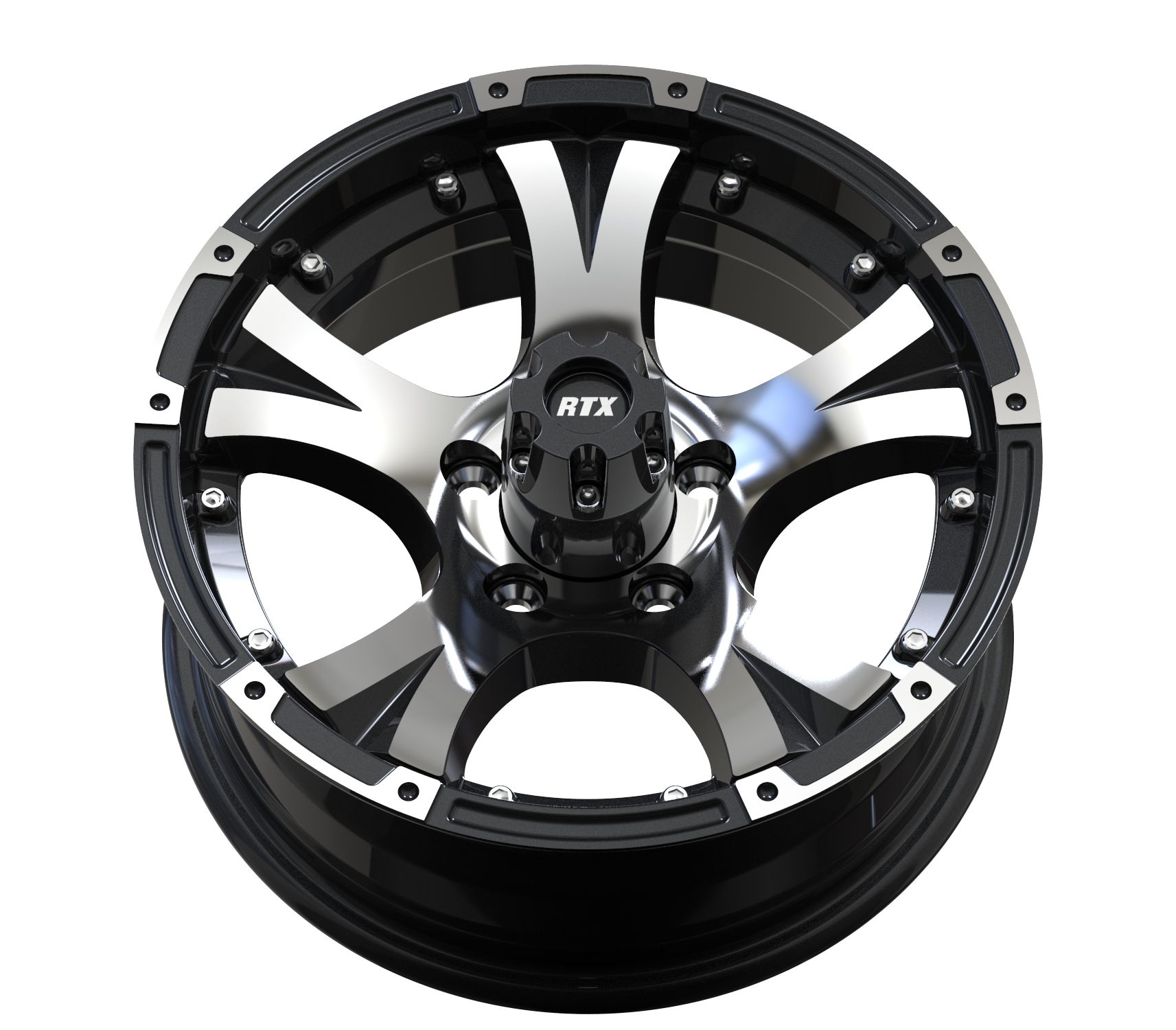 RTX MaxLyne 15x6 5-4.5 0P 3.19CB Black Machined