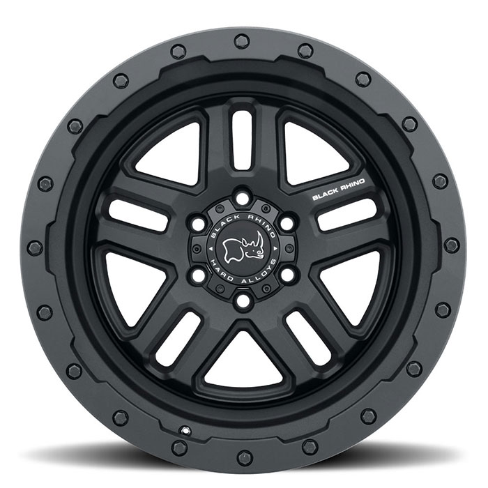 Black Rhino Barstow 17x8 5x120 ET30 CB76.1 Textured Matte Black