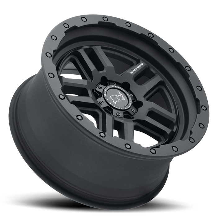 Black Rhino Barstow 17x8 5x120 ET30 CB76.1 Textured Matte Black