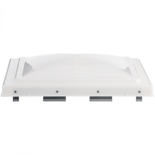 Camco 40160 Polycarbonate Vent Lid - Jensen pre '94 pin, White (Polycarb)  Bilingual