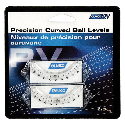 Camco 25553 Level - Precision Curved Ball  - 2 per card  Bilingual