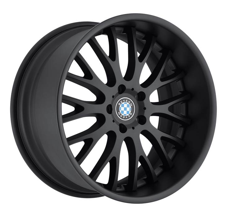 MUNICH 18X9 5-120 15P C72.6 MATTE BLACK