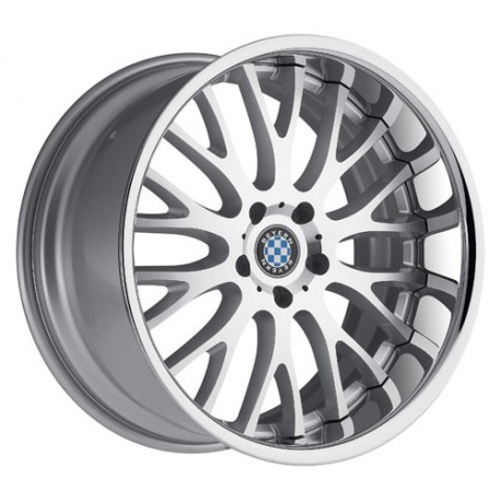 MUNICH 19X8.5 5-120 30P C72.6 SILVER MCH - CHROME LIP