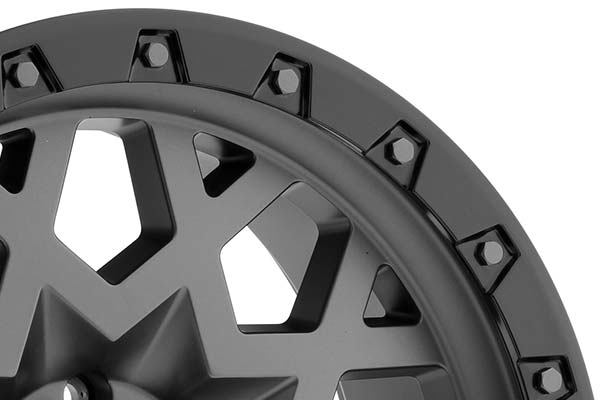 SPROCKET 20X9.5 5-139.7 0P C78.1 MATTE GUNMETAL - BLACK LIP