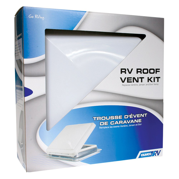 Camco 40480 RV Roof Vent Kit - Kit  Bilingual