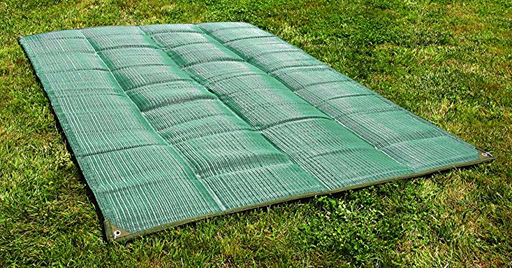 Camco 42880 Awning Mat  6' x 9'  - Green Reversable  Bilingual