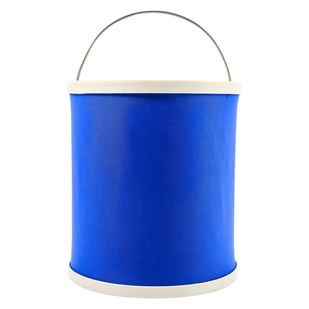 Camco 42993 Collapsible Bucket - Blue & White