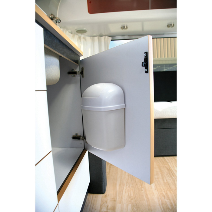 Camco 43961 Wall Mount Trash Can  -  Bilingual