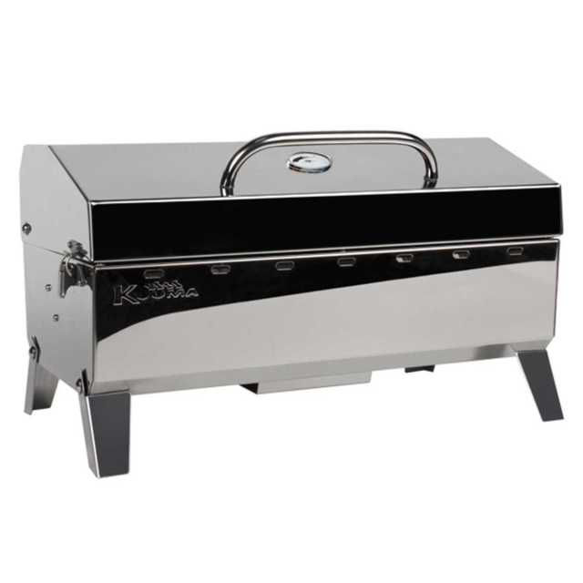 Camco 58131 Stow N Go 160 Gas Grill - w/Therm & Igniter