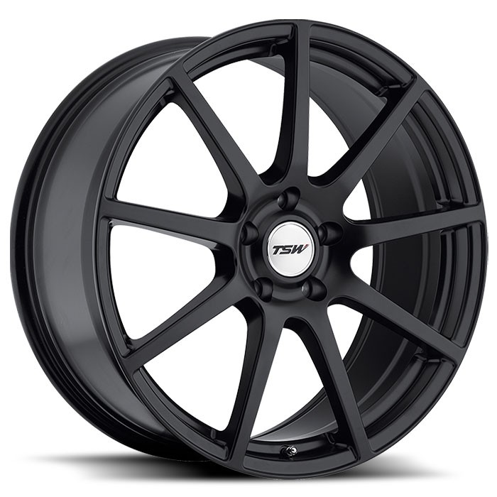 INTERLAGOS 20X8.5 5-112 43P C72 MATTE BLACK