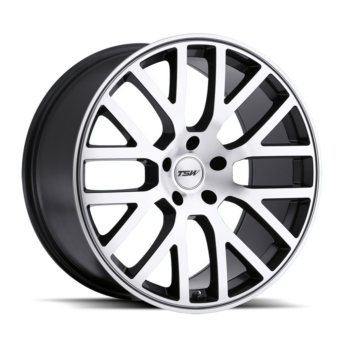 TSW 1780DON205120B76 - Donington 17x8 5x120 ET20 CB76.1 Gunmetal with Machined Cut Face & Gunmetal Stripe