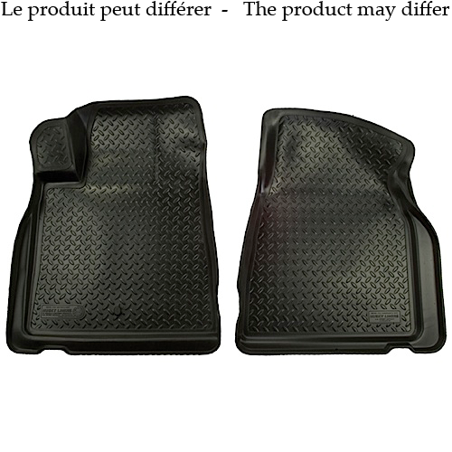 Husky Liners 31301 - Classic Style 1st Row Black Floor Liners Cadillac Escalade 02-06