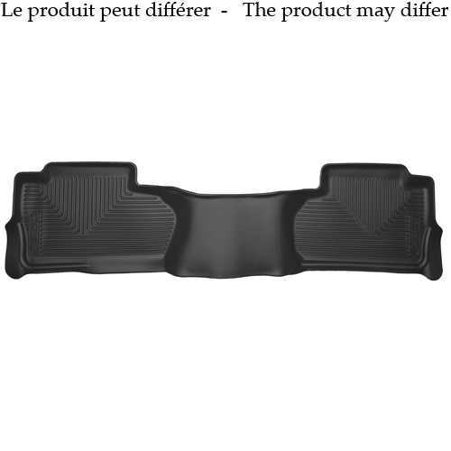 Husky Liners 53401 - X-Act Contour, 2nd Row Black Floor Liner Ford F-250/350/450 Crew Cab 11-16