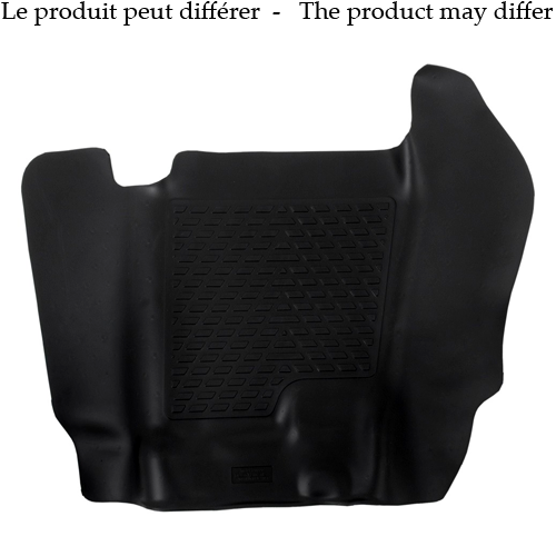 Husky Liners 82281 - WeatherBeater Center Hump Area Black Floor Liner Chevy Silverado/Sierra 1500 CrewCab 07-13