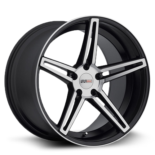 BRICKYARD 19X9 5-120.7 50P C70.3 MATTE BLK - MATTE MCH