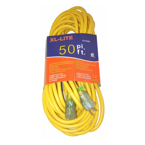 EXTENSION CORD 12 GAUGE X 50'