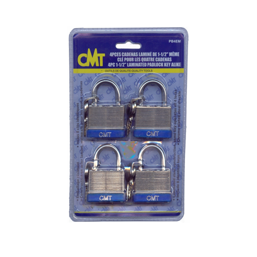 Rodac CB4 - Laminated Padlock 1-1/2" (4 pieces)