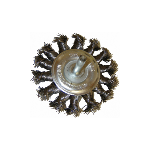 3" KNOT WIRE WHEEL BRUSH SHANK