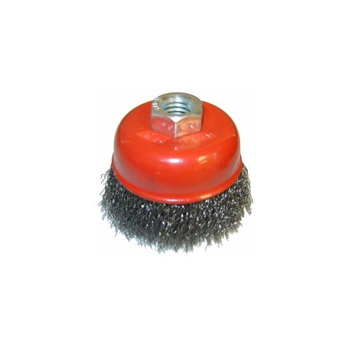 CUP BRUSH CRIMPED 4" 5/8" X 11