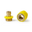 Camco 20143 Quick Hose Connector - w/Yellow Grip w/o Auto-Shut-Off  Bilingual