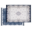 Camco 42851 Outdoor Mat  9' x 12'  - Oriental, Blue/White  Bilingual