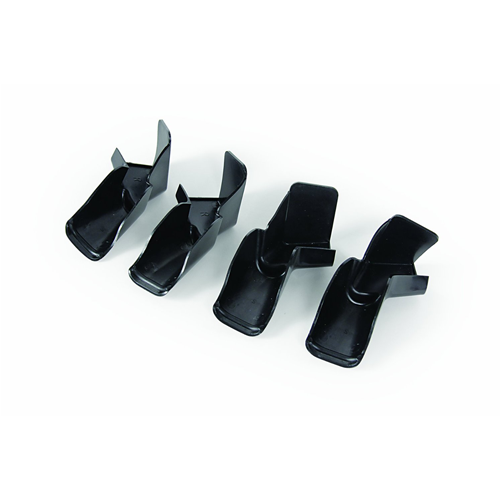 Camco 42323 Extended Gutter Spout  - Black, 4pack  (2 left/2 right)