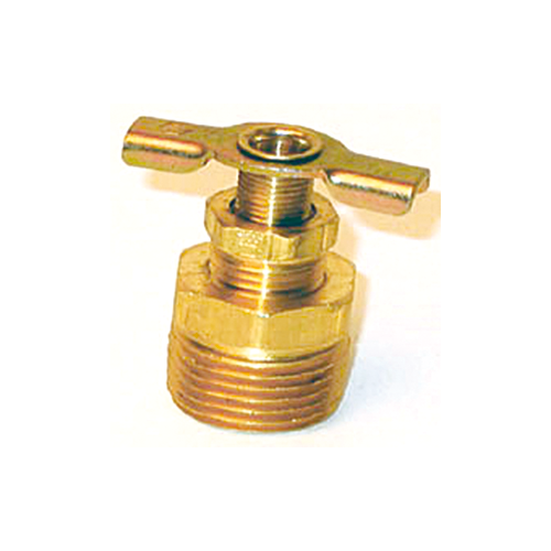 Camco 11703 Water Heater Drain Valve  - 1/2" Bilingual