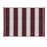 Camco 42872 Outdoor Mat  6' x 9'  - Stripe, Burgundy/White  Bilingual