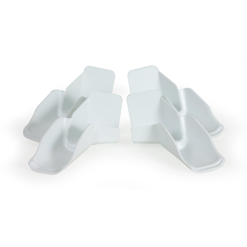 Camco 42134 Gutter Spout w/Extension - White 4pack (2 left/2 right)