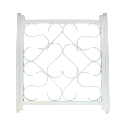 Camco 43997 Screen Door Deluxe Grille  - White  Bilingual