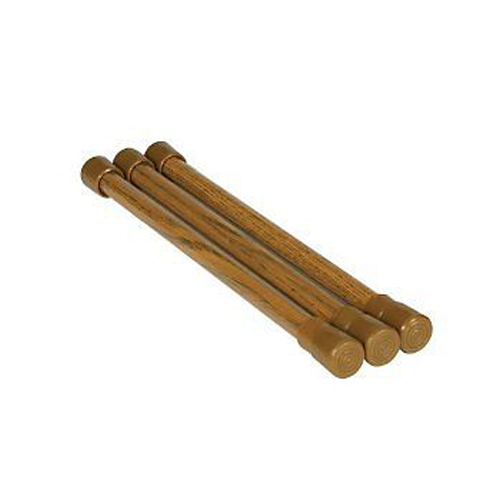 Camco 43823 Refrigerator Bar - 3 Pack - 16" to 28" Oak  Bilingual