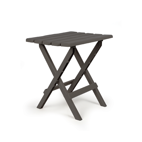 Camco 51885 Large Adirondack Table - Plastic, Charcoal Bilingual