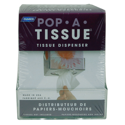 Camco 57101 Pop-A-Tissue  - Clear  Bilingual