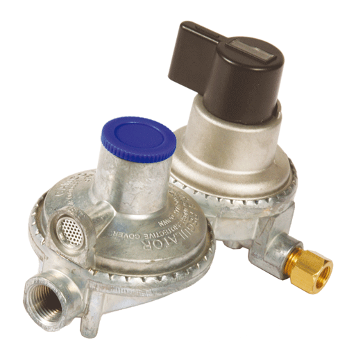 Camco 59002 Propane Double-Stage Auto-Changeover Regulator  - cCSAus,Bulk