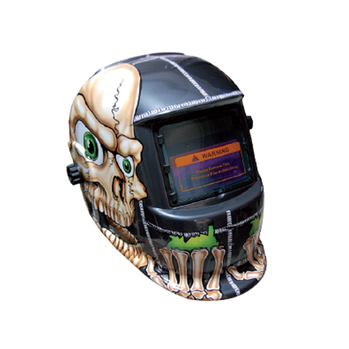 WELDING HELMENT SKULL CARTOON