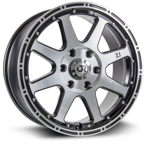 RTX Offroad 081112 - Granite 17x7.5 6x135 ET30 CB87 Black Machined