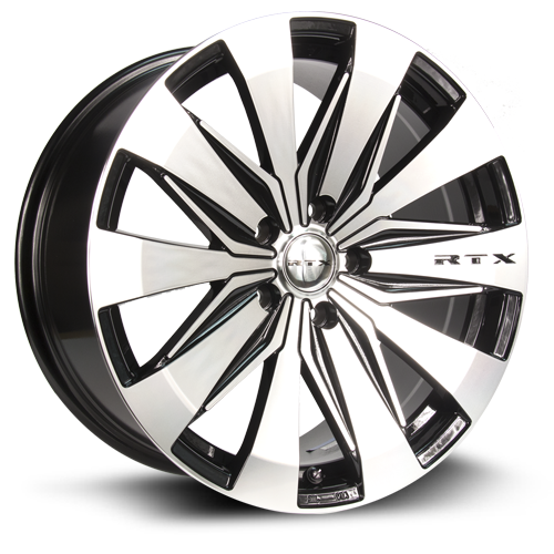 RTX 081011 - Fabulous 18x8.5 5x114.3 ET45 CB73.1 Black Machined