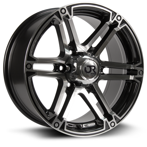 RTX Offroad 081250 - Slate 17x8 6x135 ET25 CB87 Black Machined