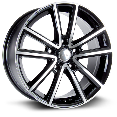 RTX OE 081647 - Auburn 17x7.5 5x127 ET35 CB71.5 Black Machined